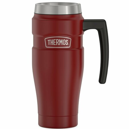 THERMOS 16-Ounce Stainless King Vacuum-Insulated Stainless Steel Travel Mug (Rustic Red) SK1000MR4